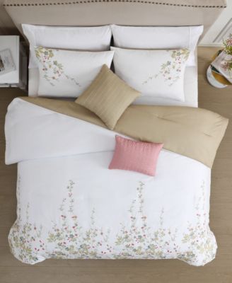 Jansy Embroidered 5-Pc. Comforter Sets