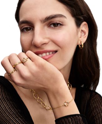 Twisted 14K Gold Plated Band Ring