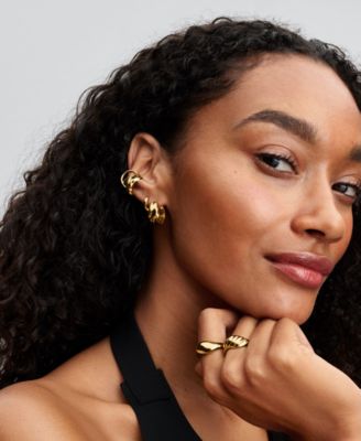 Rippled Cuff Earrings