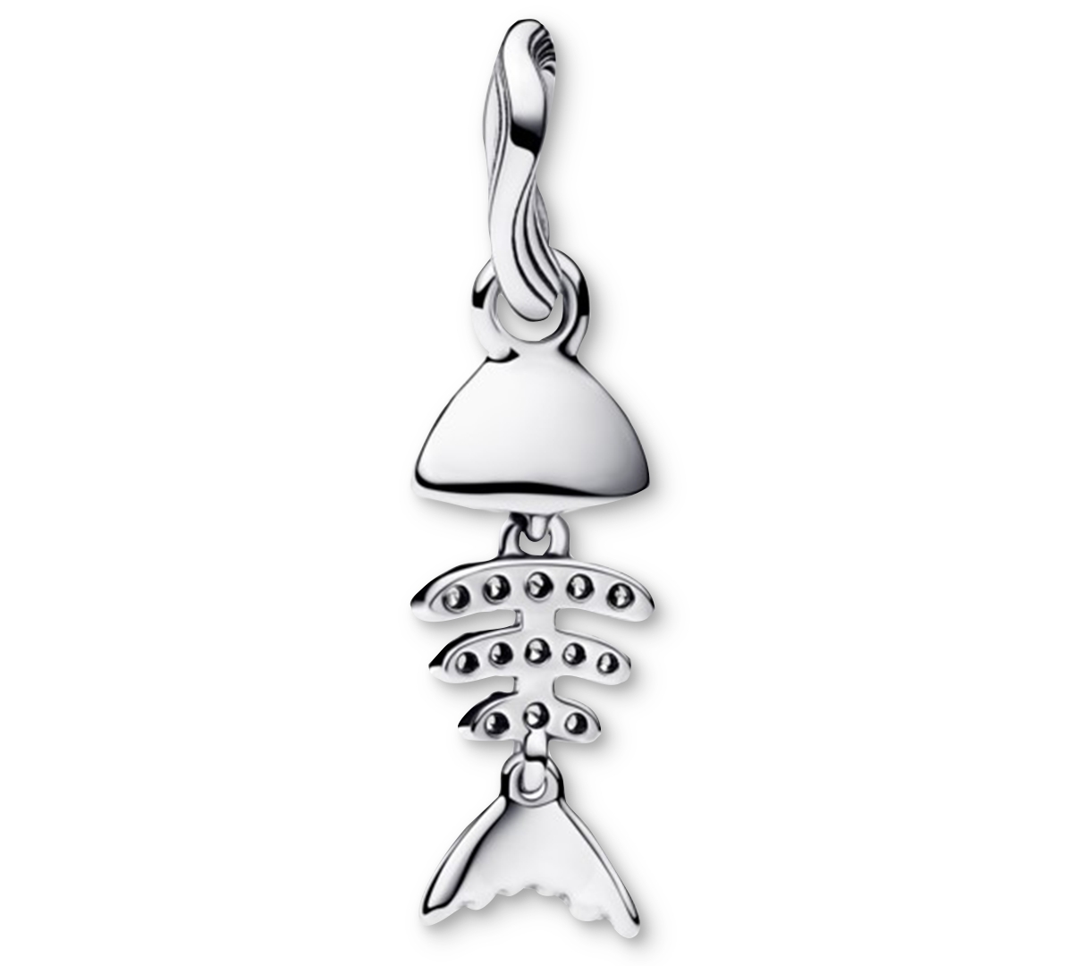 Pandora Turquoise Fishbone Dangle Charms In Metallic