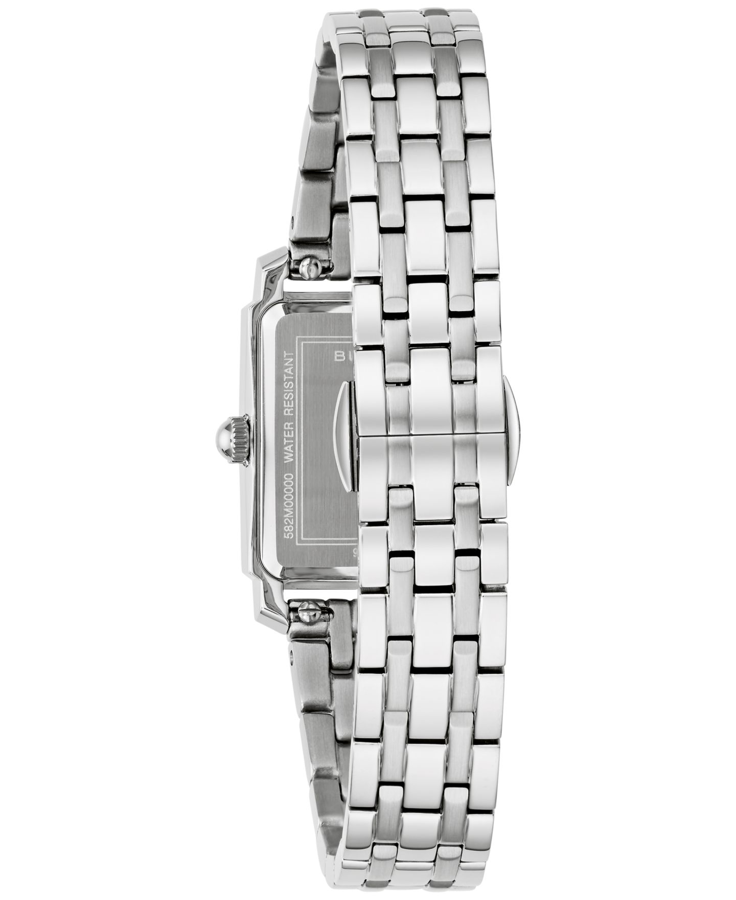 Женские часы Bulova Exclusive Classic Sutton Silver-Tone Stainless Steel Bracelet Watch, 21mm — фото 3