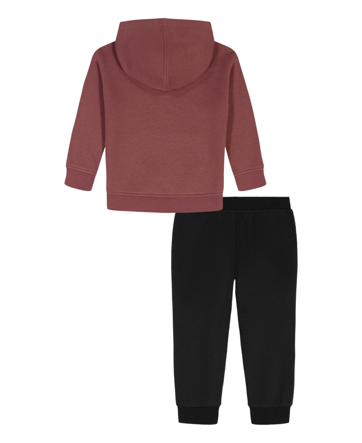 Calvin Klein Boys 2t-7 2-piece Hoodie And Pants Set In Black