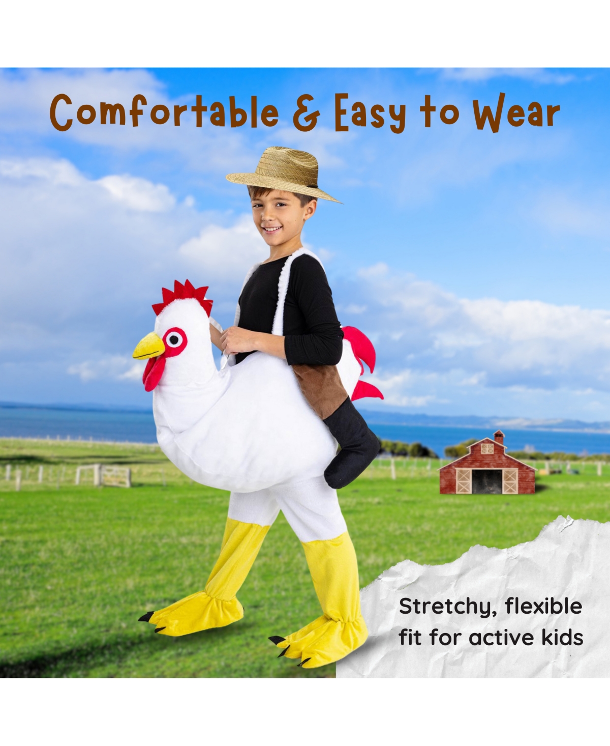 Dress Up America Ride-a-Chicken Costume