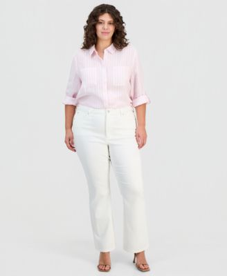 Plus Size High-Rise Bootcut Jeans