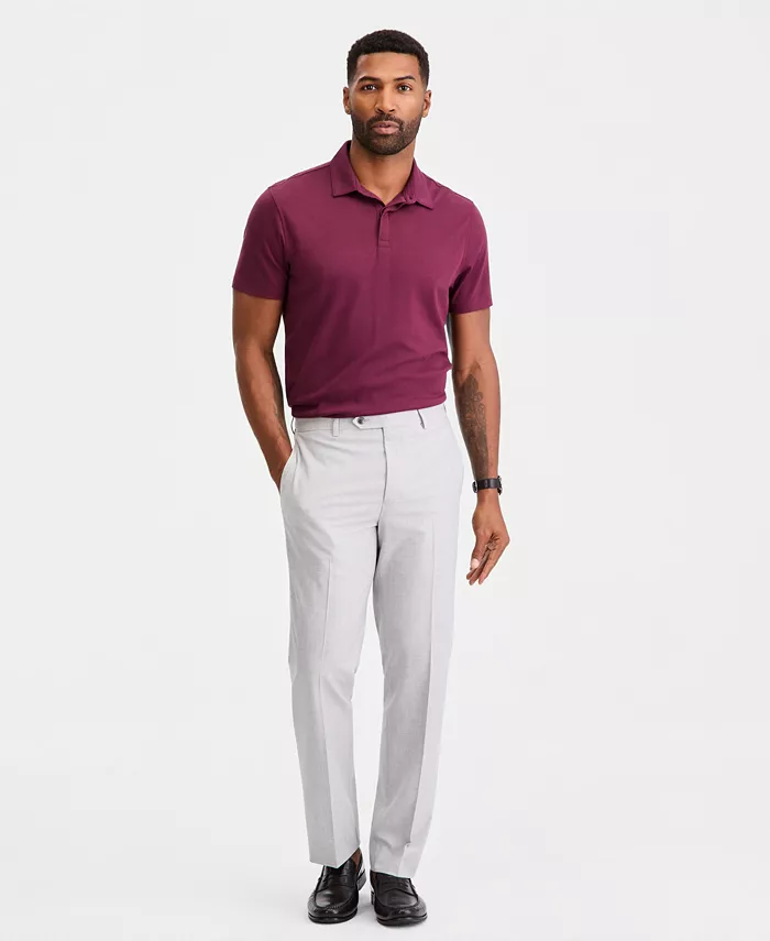Men's Classic-Fit Sharkskin Dress Pants - thumbnail 5