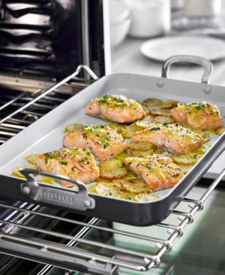 Bobby Flay Ceramic Nonstick Double 11" Burner Griddle