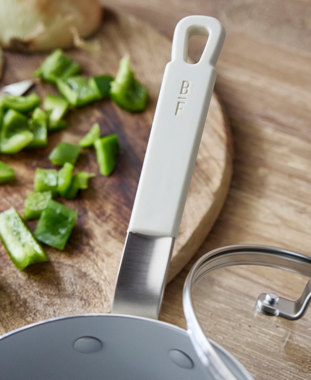 Greenpan Bobby Flay Ceramic Nonstick 1.6-quart Saucepan With Lid In Neutral