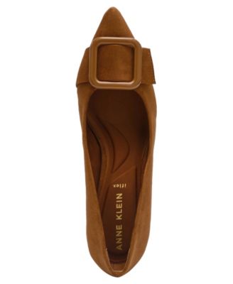 Women's Bentley Buckle Block Heel Pumps