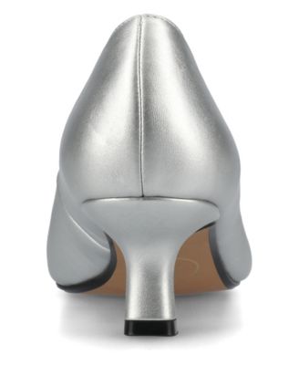 Women's Pammie Pointed Toe Kitten Heel Dress Pumps