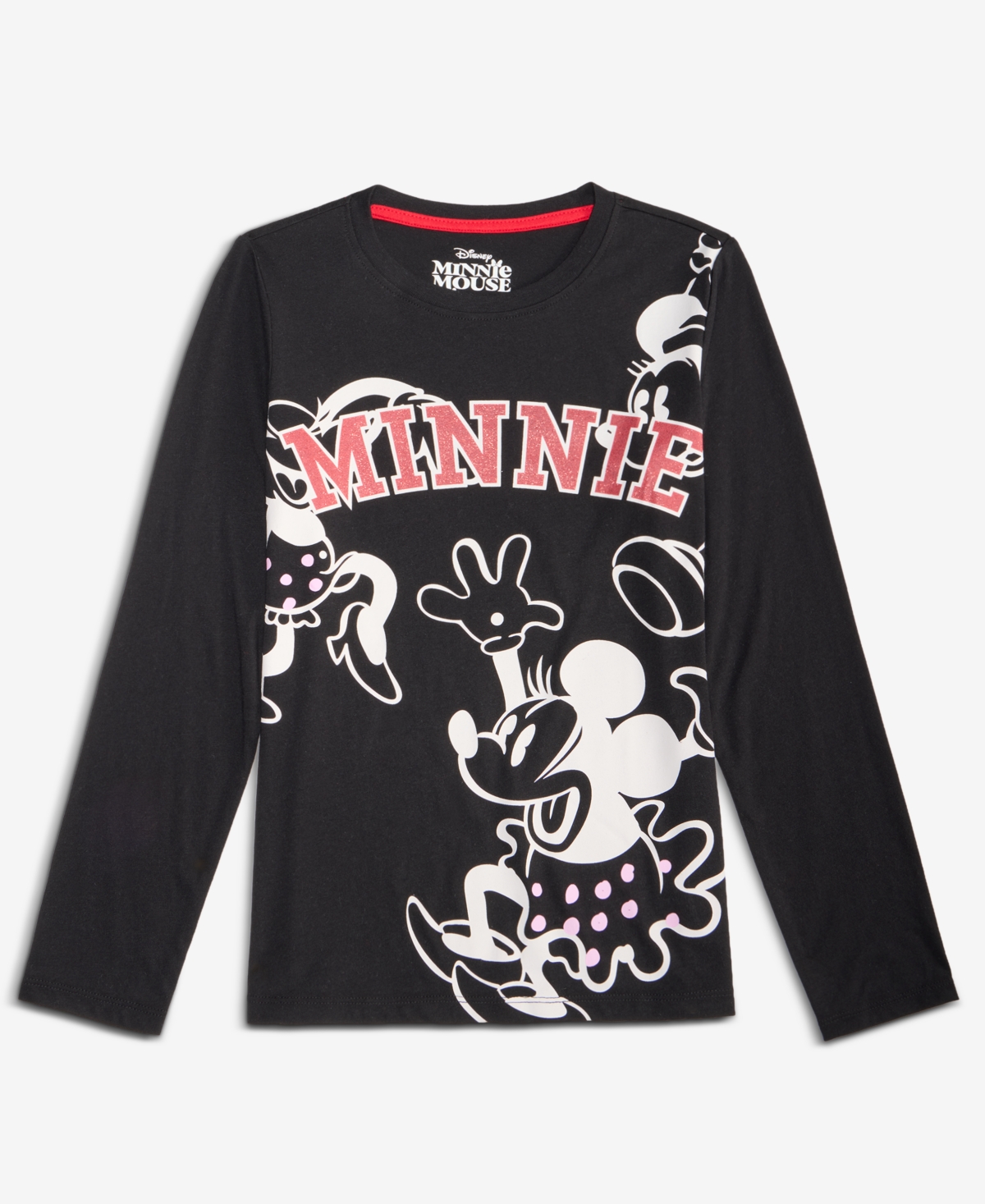 Epic Threads Kids' Girls 5-20 Minnie Mouse Graphic Print T-shirt, Macy's Exclusive In Black