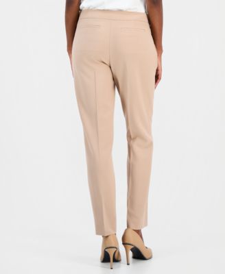 Women's Bi-Stretch Straight-Leg Dress Pants, Created for Macy's