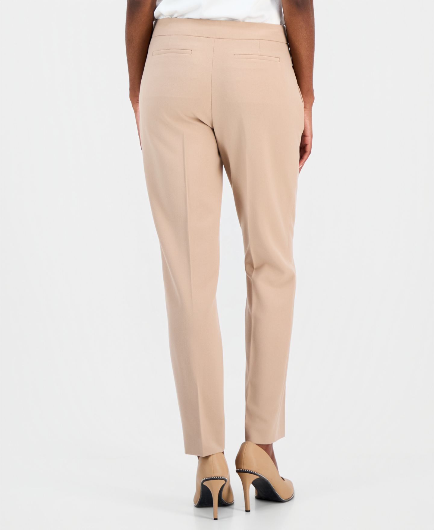 Женские брюки Bar III Bi-Stretch Straight-Leg Dress Pants, цвет: Barley Field — фото 2
