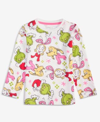 Epic Threads - Girls Toddler 2T-4T Grinch and Friends Printed T-Shirt