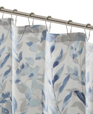 Sofia Botanical Printed Shower Curtain, 72" x 72"