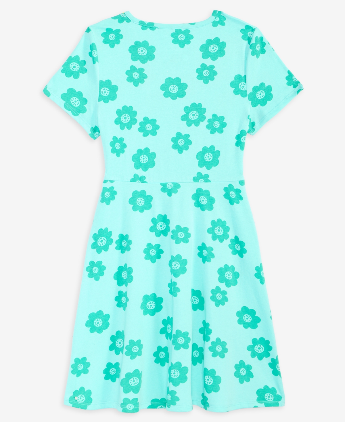 Epic Threads Girls 5-20 Floral Print Short-sleeve Dress, Macy's Exclusive In Blue