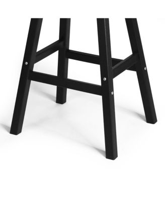 Outdoor Patio Adirondack Bar Height Stool Saddle Seat Chair