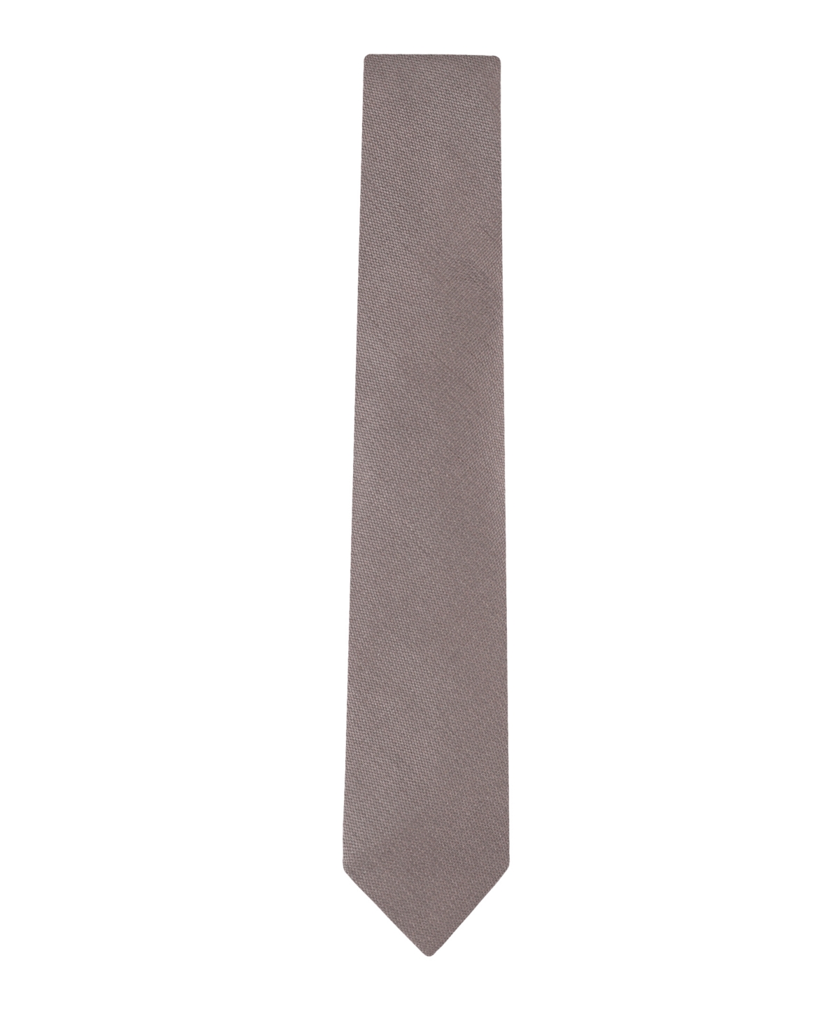 Calvin Klein Men's Silky Solid Tie In Brown