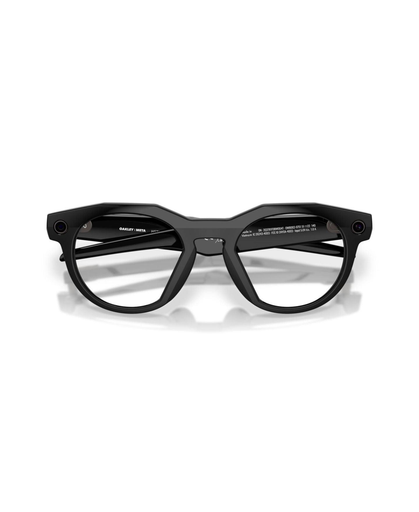 Очки Oakley Unisex Round Plastic Meta Hstn Eyeglasses, цвет: Чёрный — фото 5