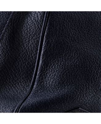 Medium City Classic Metallic Edge Bag Leather