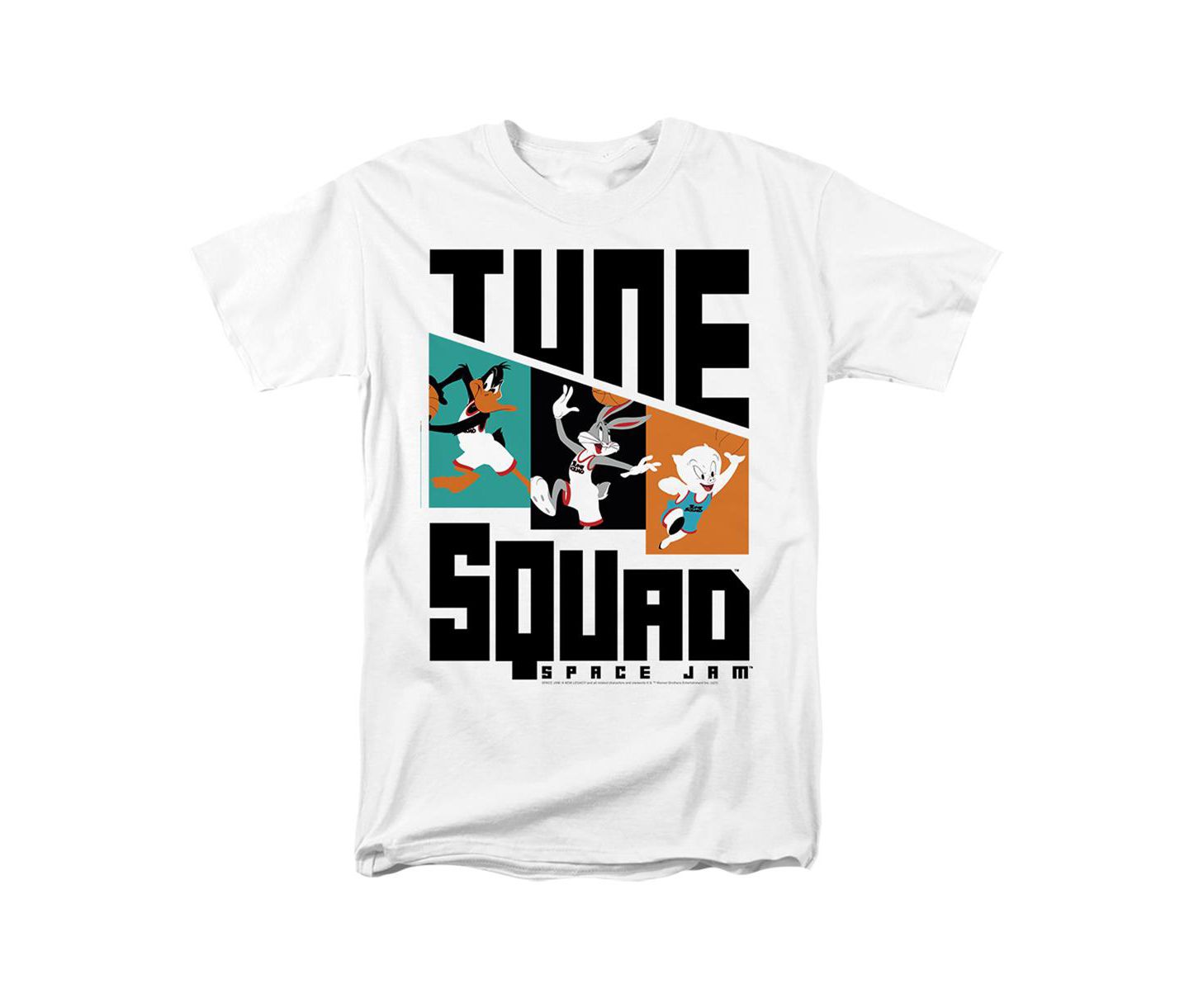 Мужская футболка Space Jam A New Legacy Tune Squad Pattern Characters T, цвет: Белый — фото 1