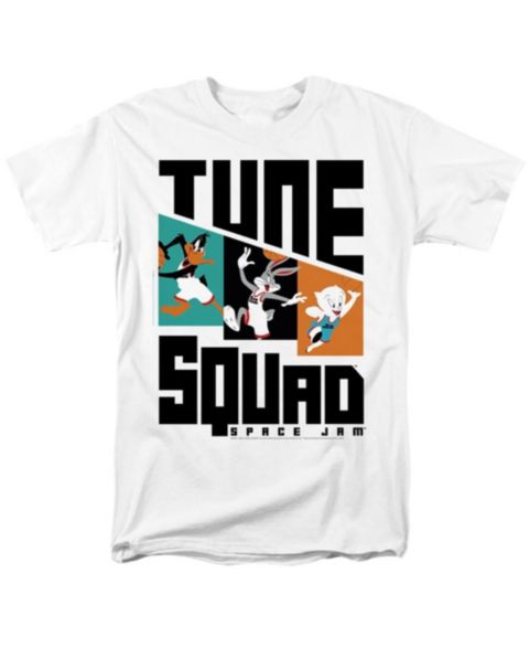 Мужская футболка Space Jam A New Legacy Tune Squad Pattern Characters T, цвет: Белый