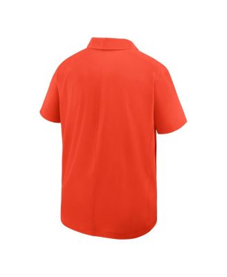 Men's Orange Illinois Fighting Illini Woven Dri-FIT Polo Shirt