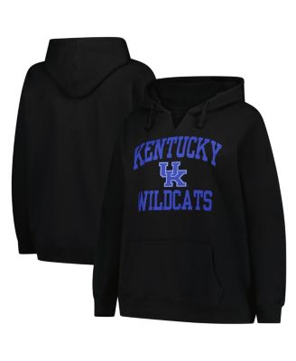 Champion - Women's Black Kentucky Wildcats Plus Size Heart Soul Notch Neck Pullover