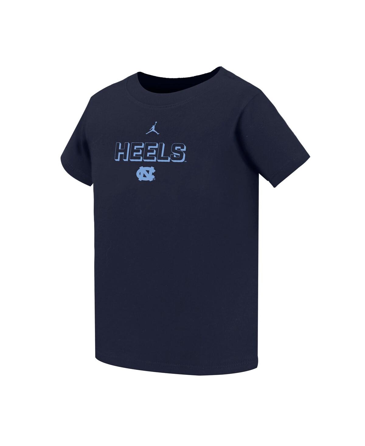 Jordan Toddler Navy North Carolina Tar Heels Legend Performance T-shirt In Multi