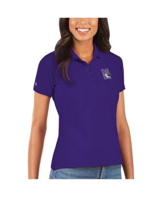 Women's Purple Northwestern Wildcats Legacy Pique Polo Shirt