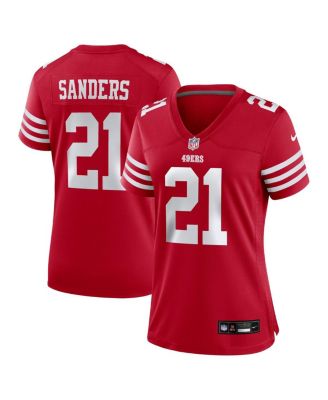 Nike - Women's Deion Sanders Scarlet San Francisco 49ers Retired Player Game Jersey