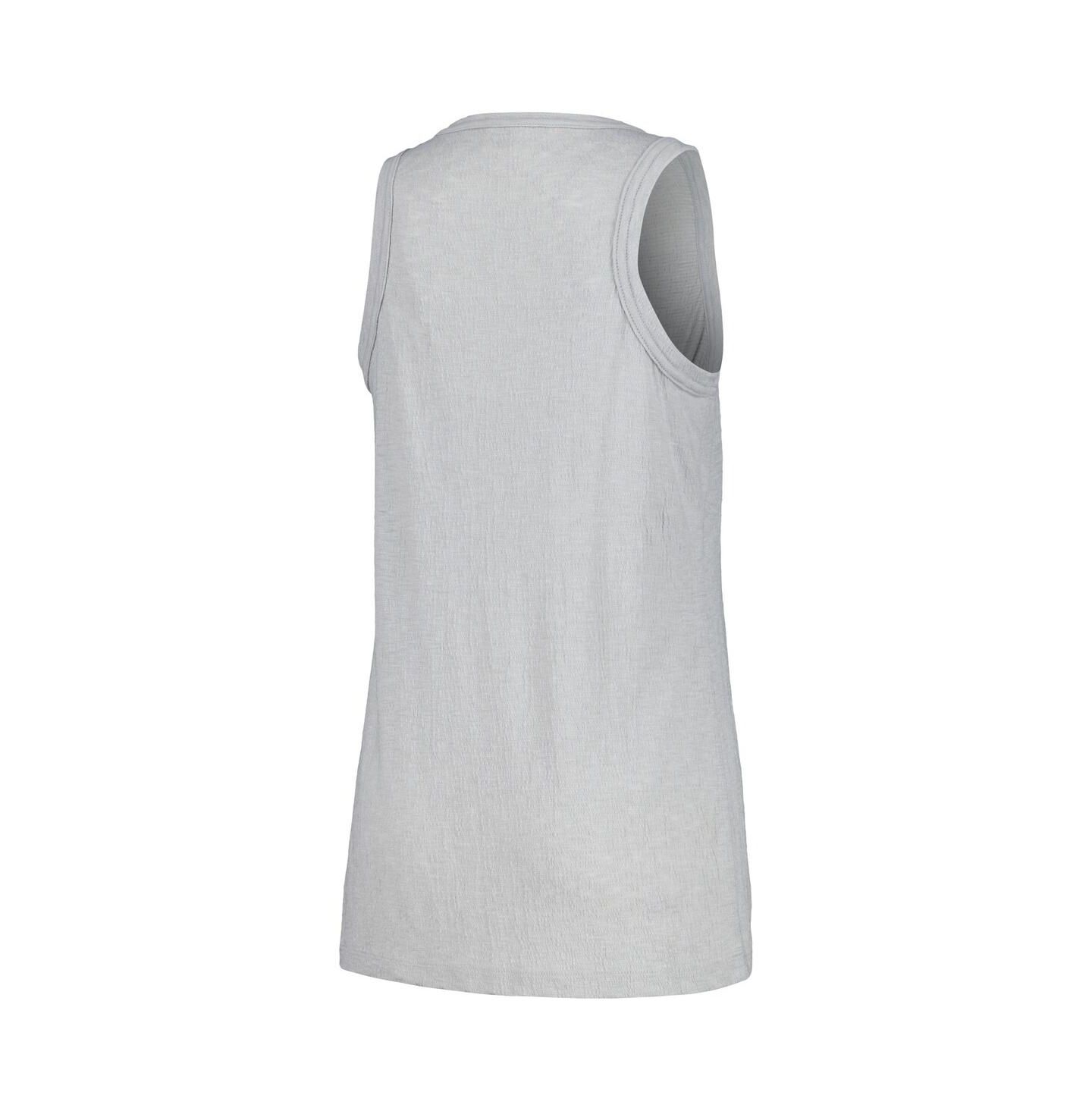 Женский топ Soft As A Grape Gray San Diego Padres Gauze High Neck — фото 2