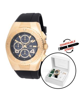 Men's TM-124030 Cruise Quartz Chronograph Black Dial Watch