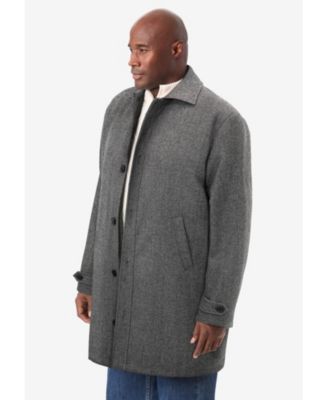 Big & Tall Wool Dress Coat
