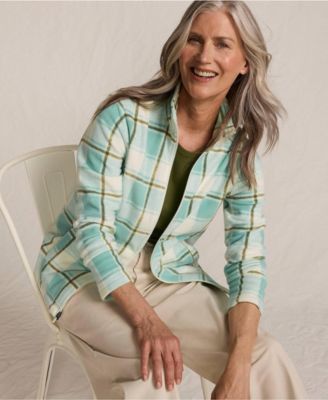 Women's  Petite Anyweather Fleece Full Zip Print Jacket