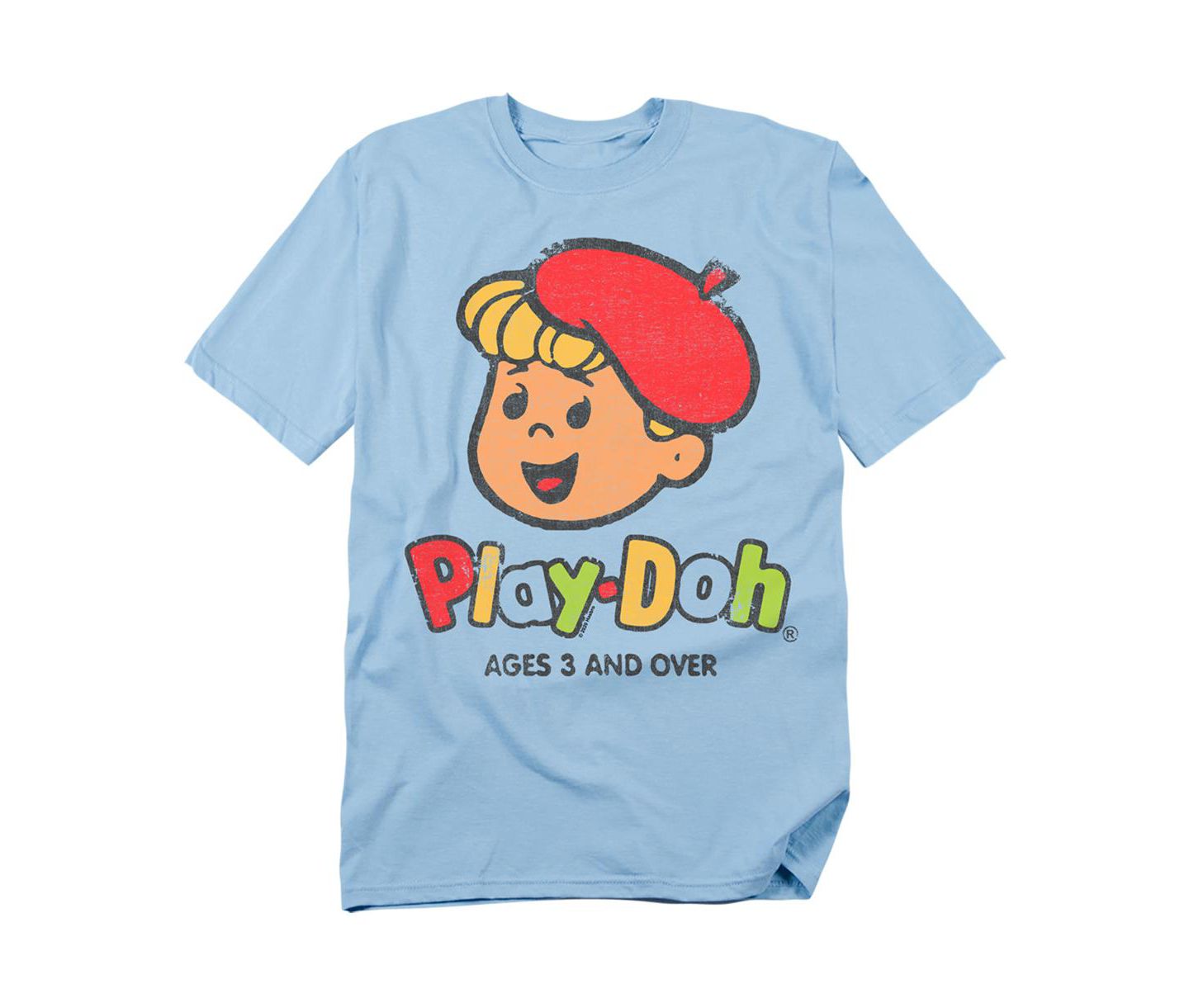 Мужская футболка Hasbro+ Play-Doh For Kids Ages 3 and Over, цвет: Светлый синий — фото 1