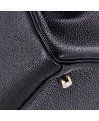 Pre-Owned HERMES Kelly 32 Handbag Black Togo with Gold Hardware