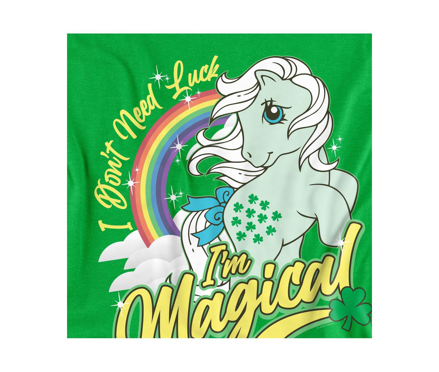 Мужская футболка Hasbro+ My Little Pony St Patricks Day I'm Magical, цвет: Зелёный — фото 2