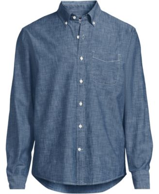 Men's Long Sleeve Chambray Shirt