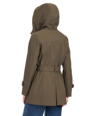 Women's Double-Breasted Belted Trench Coat