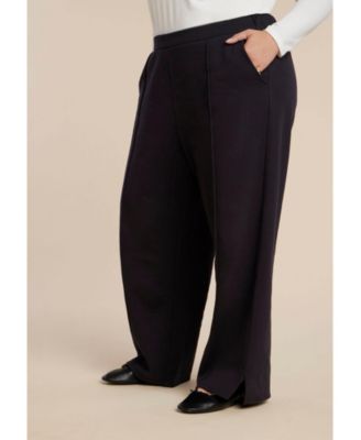 Elements Women's Plus Size Seam Detail Sweatpant