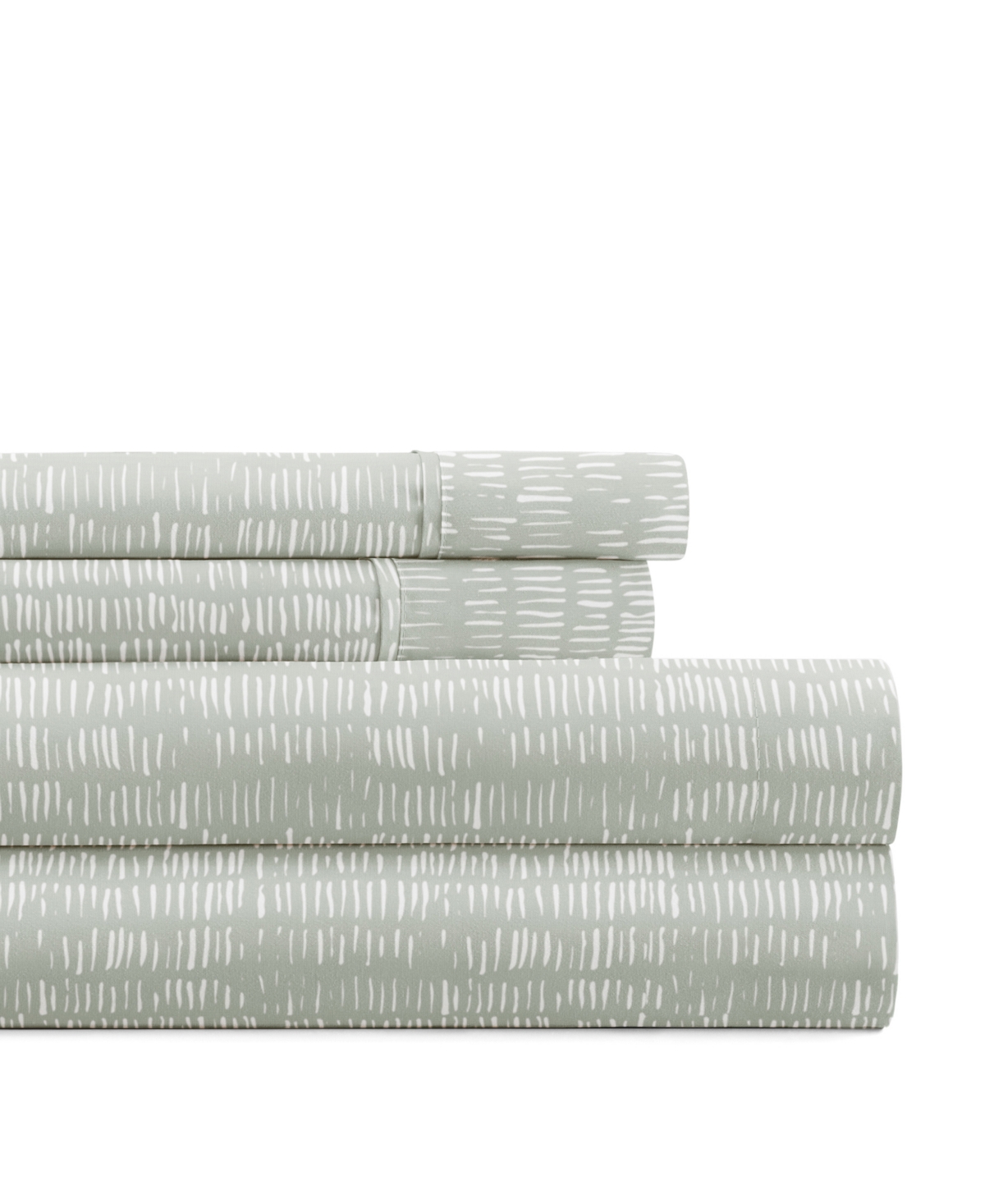 Ienjoy Home Soft Lines 4-p.c. Sheet Set, California King In Green