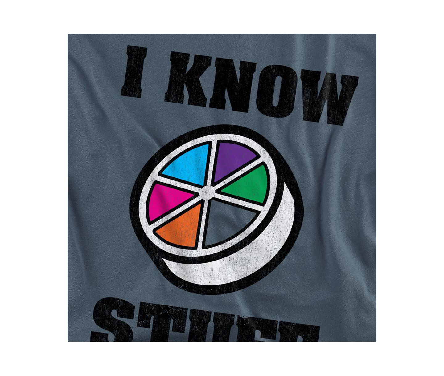 Мужская футболка Hasbro+ Big & Tall Trivial Pursuit I Know All of the Stuff, цвет: Сланцевый — фото 2
