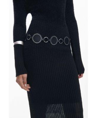 Women's Sheer fur dress