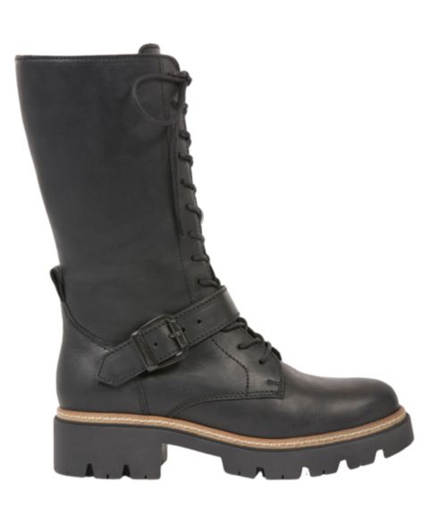 Женские ботинки Celtic & Co. Strap Detail Mid Calf Boot, цвет: Чёрный
