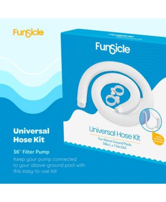 59"x1.5" Universal Replacement Hose Kit for Above Ground Swimming Pool