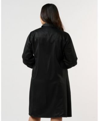 Plus Size Asher Cotton Shirt Dress