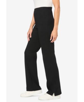 Women's Within Stretch-Cotton Knit Pull-On Bootcut Leggings