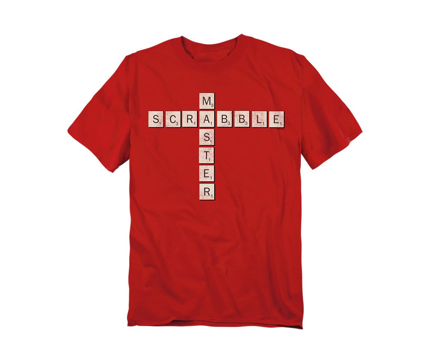 Мужская футболка Hasbro+ Scrabble Master of Scrabble, цвет: Красный — фото 1