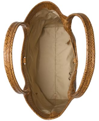 Iona Zostera Large Leather Tote Bag