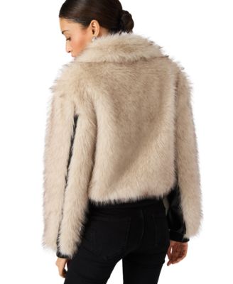 Women's Faux Fur Charmaine Paneled Jacket